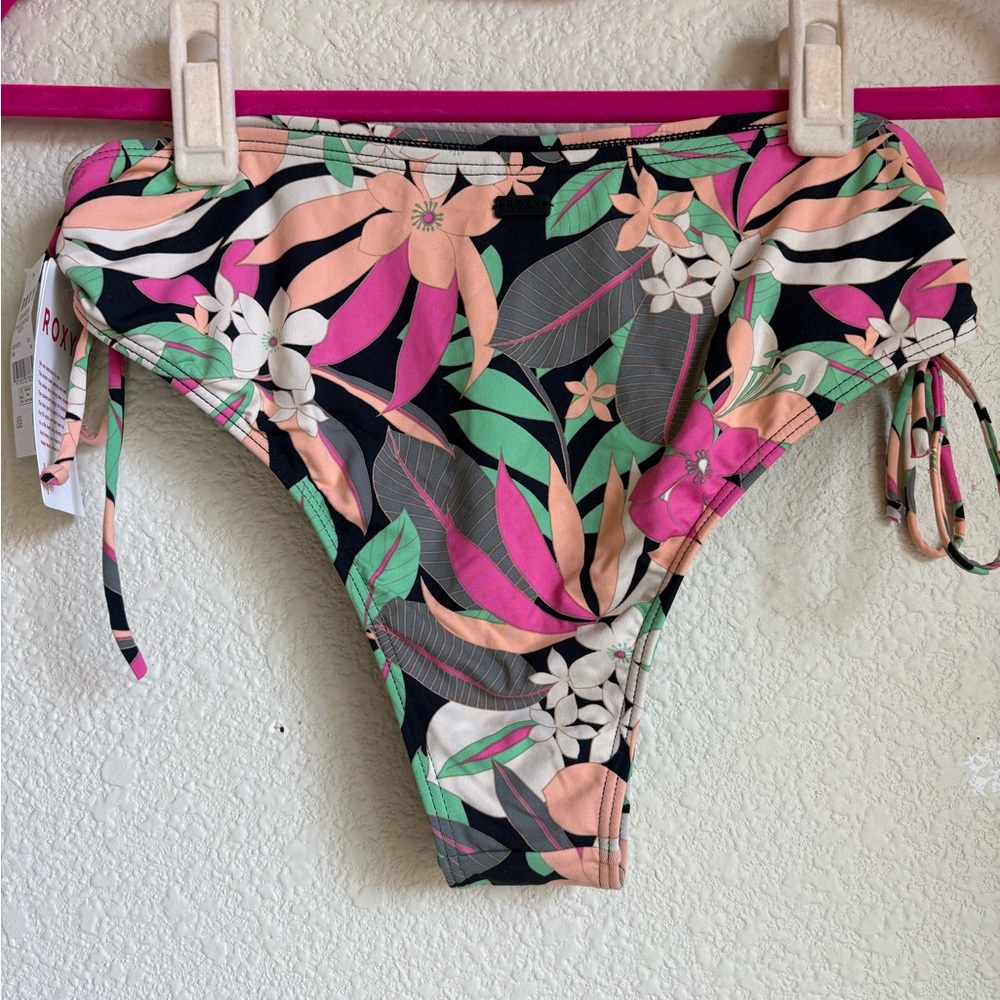 Roxy Multicolor Lace-Up Swimsuit